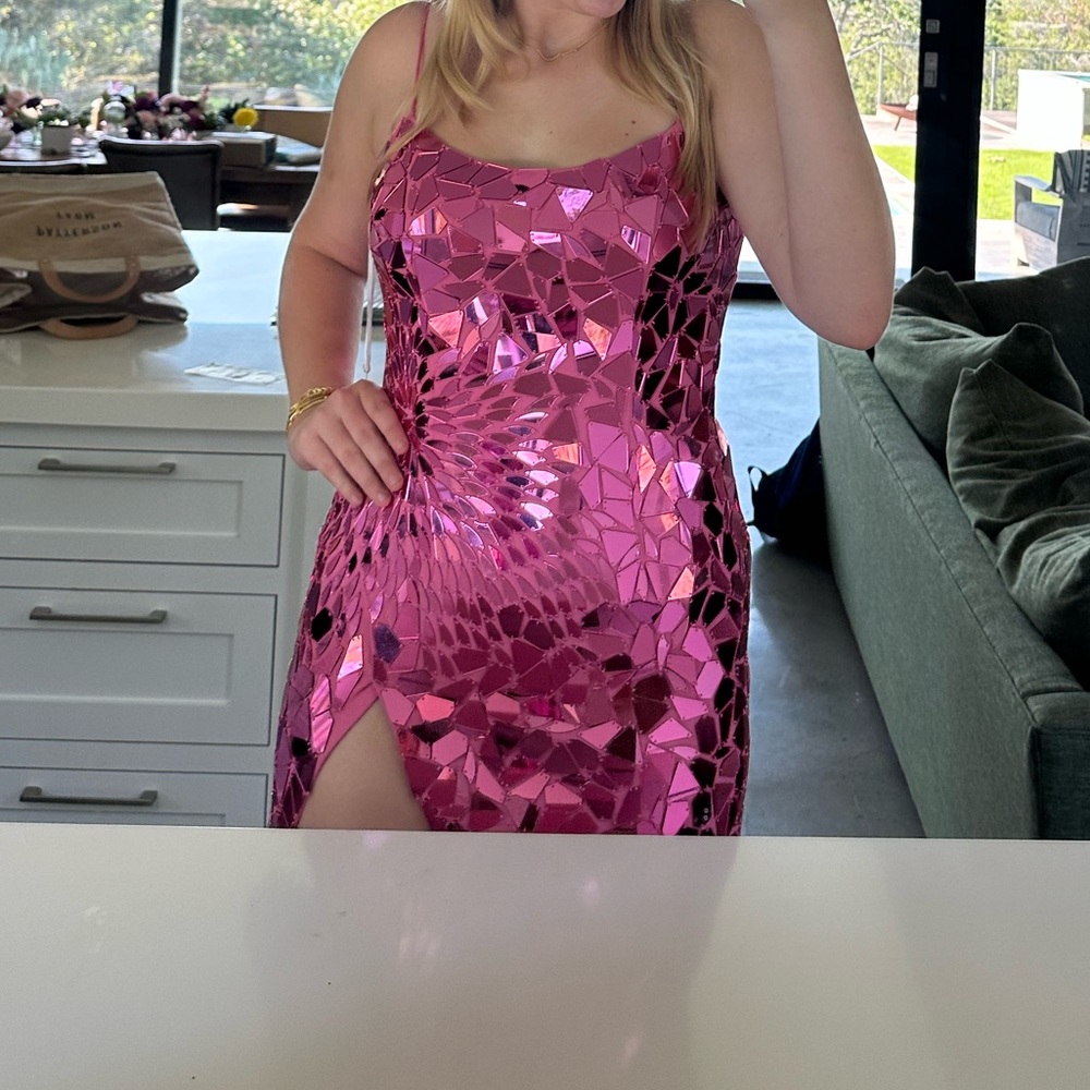 SHERRI HILL SHATTERED GLASS HOMECOMING DRESS